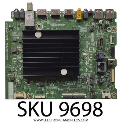 MAIN PARA TV QLED HISENSE ((GOOGLE TV)) 4K·UHD·HDR / NUMERO DE PARTE 329442 / RSAG7.820.11493/ROH / 308186 / 65A66GUA / PANEL HD650Y3U51-T0LA/S0/GM/ROH / DISPLAY T650QVN07.5 / MODELO 65U6H 65A66GUA